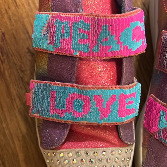 Skechers Flip Kicks Reverse Sequins Twinkle Toes Sneaker 3.5 Youth - Picture 3 of 10